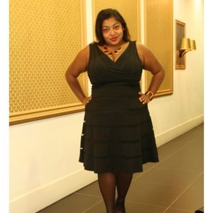 Vintage Dresses - LBT Little v-back black dress Vintage Dresses - LBT Little v-back black dress
